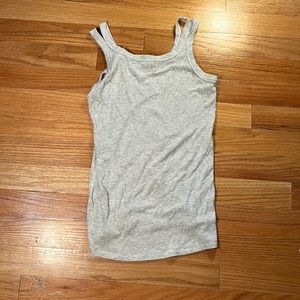 Gray tank top